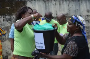 Bucket of Love handover, June 2023