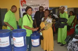 Bucket of Love handover at the KMJ Foundation outreach